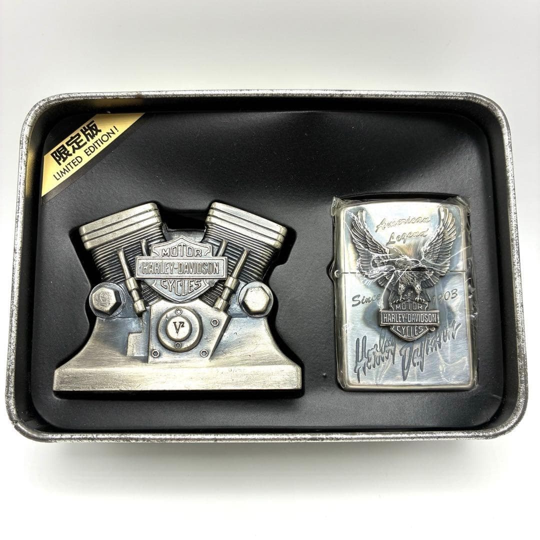 ✨買取実績✨ 【限定版 Zippo Harley-Davidson 台座付】お買取りさせていただきました!!